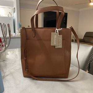Madewell Transport Tote Cactus Vegan Leather